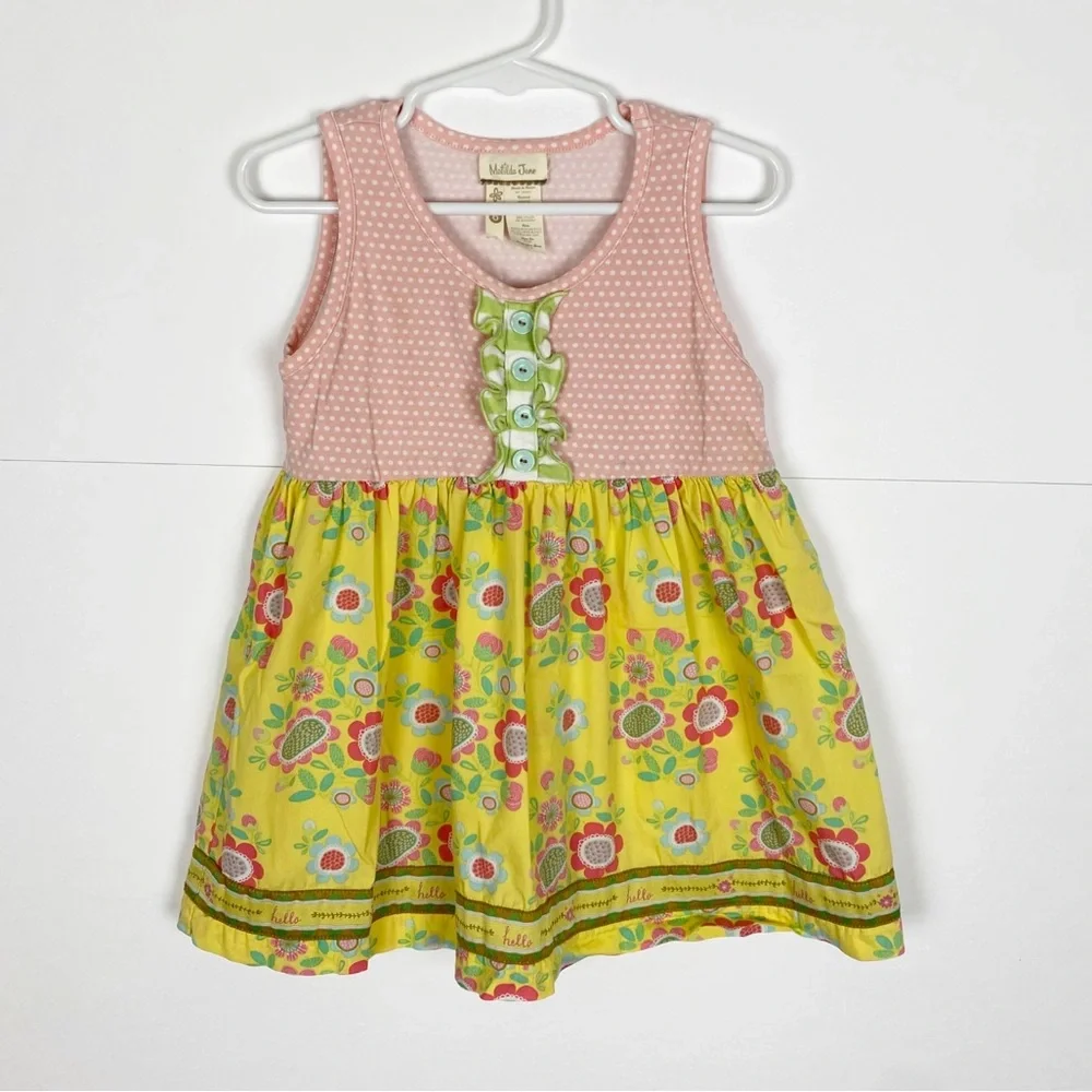 Matilda Jane girls Amazing Things Top Hello Lovely Size 6 - Picture 2 of 8